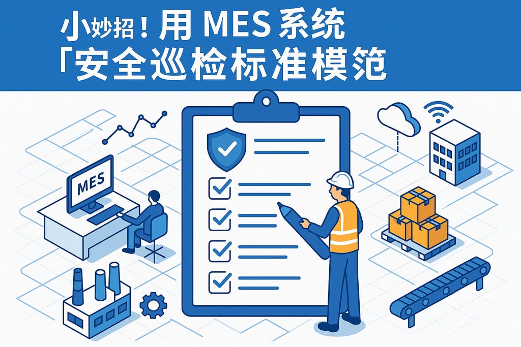 小妙招！用 MES 系统「安全巡检标准模板」规范检查